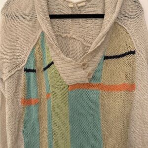 Anthropologie Moth Baja Desert Tan Sweater